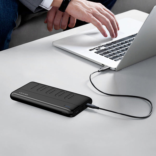 Lenyes PX135P | LED Göstergeli 10000mAh Powerbank | 10W Çift Çıkışlı