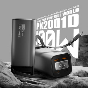 Lenyes PX2001D 100W Hızlı Şarj Özellikli Dijital LED Göstergeli Powerbank 20000mAh