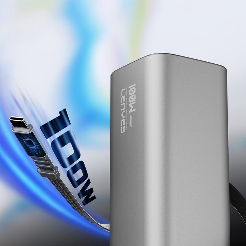 Lenyes PX2001D 100W Hızlı Şarj Özellikli Dijital LED Göstergeli Powerbank 20000mAh