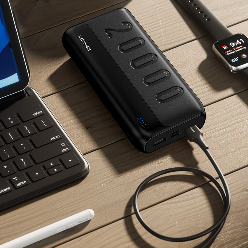 Lenyes PX235P | 20000mAh Powerbank | LED Işıklı 10W Taşınabilir Şarj Cihazı