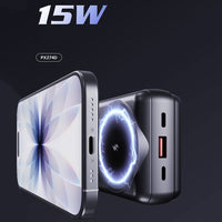 Lenyes PX274D | PD 22.5W | Standlı M-Safe Wireless Powerbank 15W 20000mAh