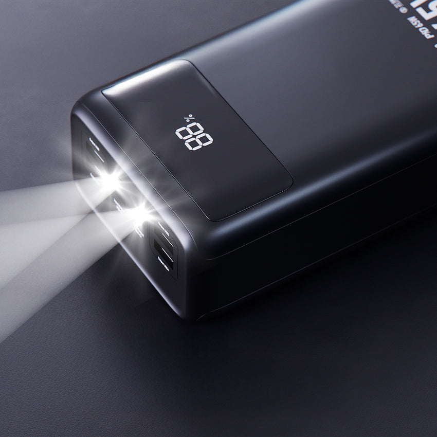 Lenyes PX591D Pro 65W Hızlı Şarj Özellikli Dijital LED Taşınabilir Powerbank 50000mAh