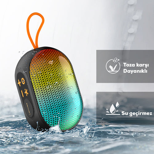Lenyes S212 RGB Askılı Bluetooth Speaker | 5W Güç & 1500mAh Pil