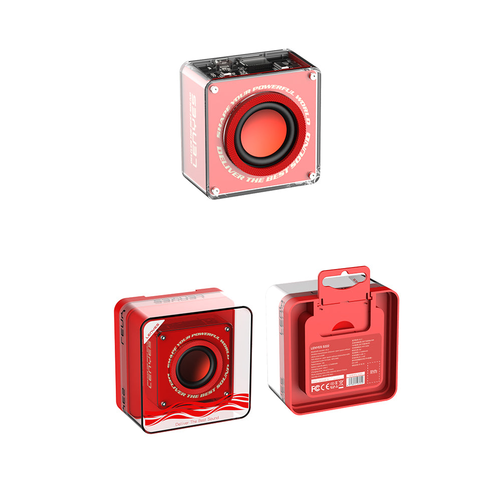 Lenyes S222 Mini Bluetooth Hoparlör | 5W Güç & TWS Stereo