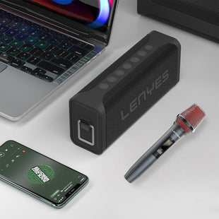 Lenyes S829 Bluetooth Speaker | Karaoke Mikrofonlu & 10 Saat Pil