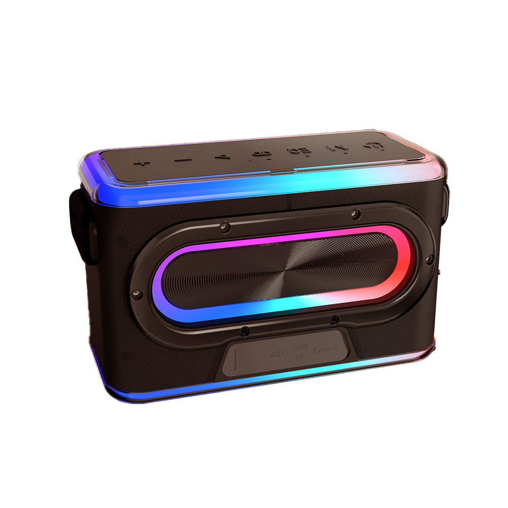 Lenyes S834 RGB Hoparlör | Taşınabilir Bluetooth & Karaoke Mikrofon