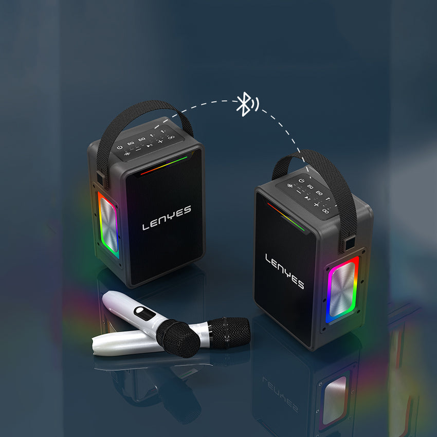 Lenyes S857 RGB Mikrofonlu Bluetooth Speaker | 150W & Powerbank Fonksiyonu
