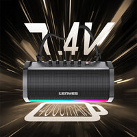 Lenyes S863 RGB Led Işıklı Mikrofonlu TWS Bluetooth Speaker Hoparlör v5.3