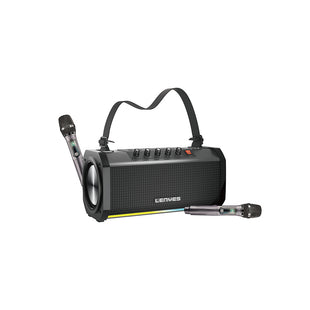 Lenyes S863 RGB Led Işıklı Mikrofonlu TWS Bluetooth Speaker Hoparlör v5.3