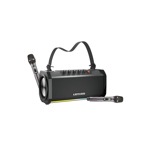 Lenyes S863 RGB Led Işıklı Mikrofonlu TWS Bluetooth Speaker Hoparlör v5.3