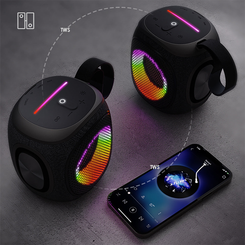 Lenyes S864 RGB Bluetooth Hoparlör | 15W Güç & 6 Saat Pil Süresi
