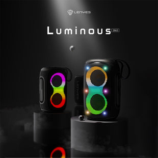 Lenyes S865 RGB Işıklı Bluetooth Speaker | 40W Güç & 6 Saat Pil