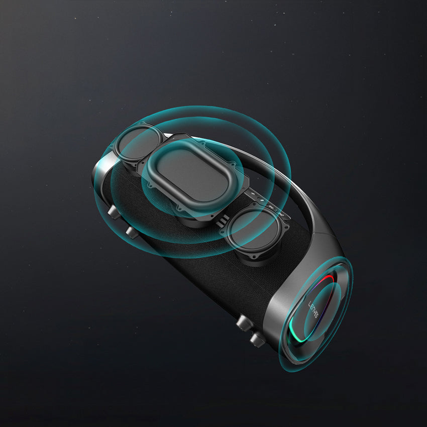 Lenyes S873 RGB Işıklı Bluetooth Speaker | 400W Güç & 30000mAh Pil