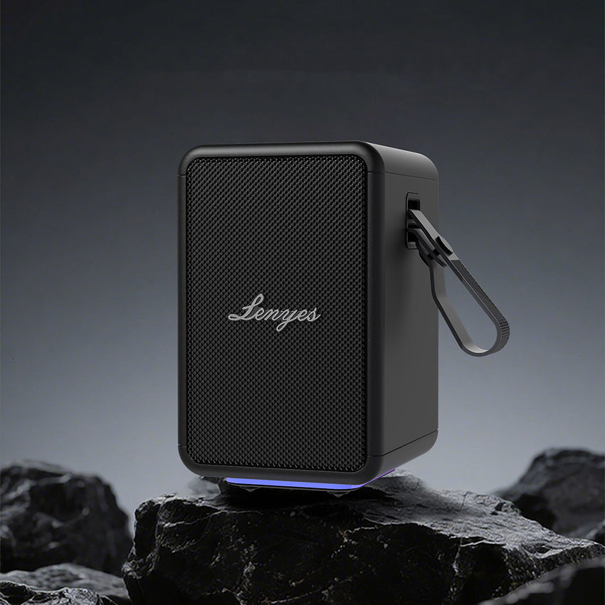 Lenyes S874 | Su Geçirmez RGB Askılı Taşınabilir TWS Bluetooth Hoparlör v5.3