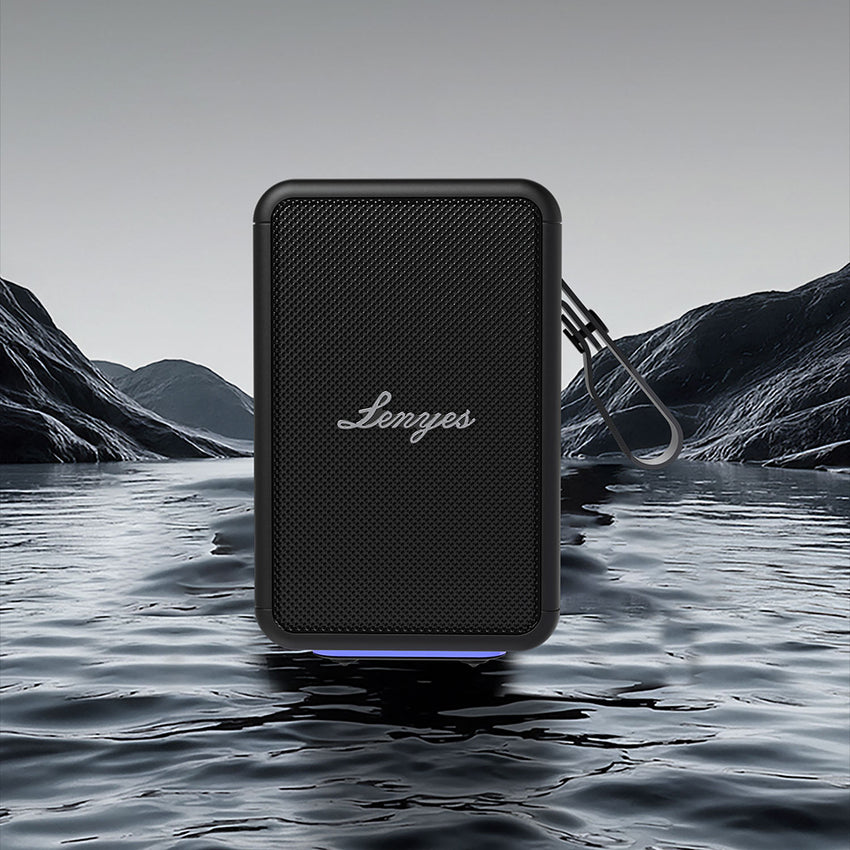Lenyes S874 | Su Geçirmez RGB Askılı Taşınabilir TWS Bluetooth Hoparlör v5.3