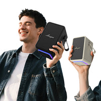 Lenyes S874 | Su Geçirmez RGB Askılı Taşınabilir TWS Bluetooth Hoparlör v5.3