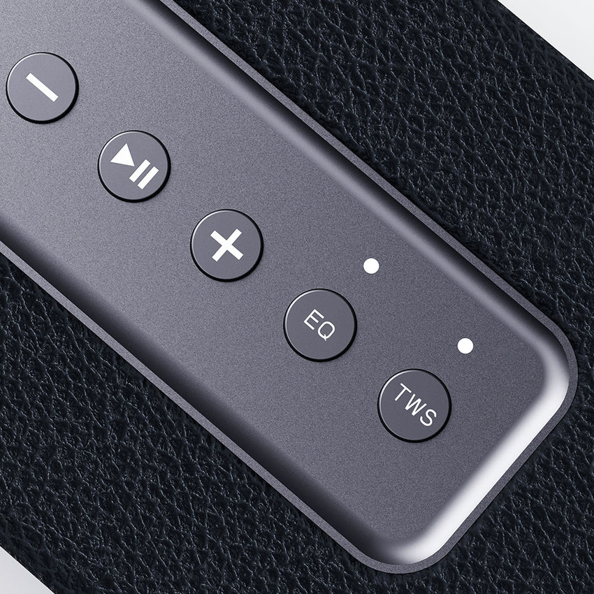 Lenyes S875 Elegance Serisi RGB Işıklı Taşınabilir Su Geçirmez TWS Bluetooth Hoparlör v5.3 – 40W