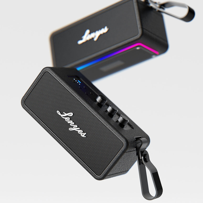 Lenyes S876 | Supreme Serisi RGB Işıklı Su Geçirmez TWS Bluetooth Hoparlör 45W