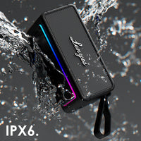 Lenyes S876 | Supreme Serisi RGB Işıklı Su Geçirmez TWS Bluetooth Hoparlör 45W