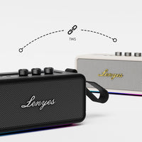Lenyes S876 | Supreme Serisi RGB Işıklı Su Geçirmez TWS Bluetooth Hoparlör 45W