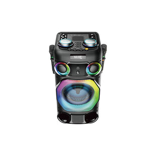 Lenyes S884 RGB Işıklı Çift Mikrofonlu Kablosuz TWS Bluetooth Speaker Hoparlör v5.3