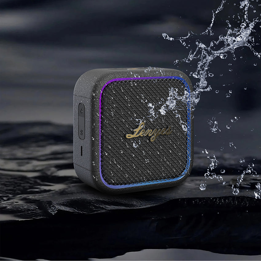 Lenyes S890 RGB Işıklı | Su Geçirmez Mini OTG-TWS Bluetooth Hoparlör v5.3