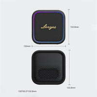 Lenyes S890 RGB Işıklı | Su Geçirmez Mini OTG-TWS Bluetooth Hoparlör v5.3