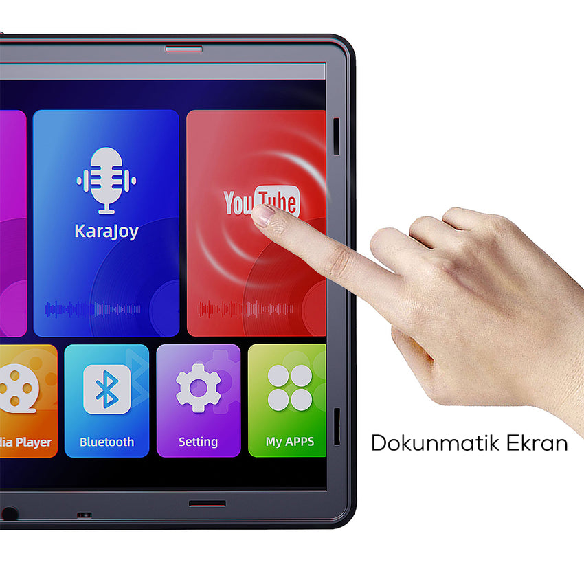 Lenyes S892 | RGB Işıklı Mikrofonlu Dokunmatik Ekranlı TWS Bluetooth Speaker 300W