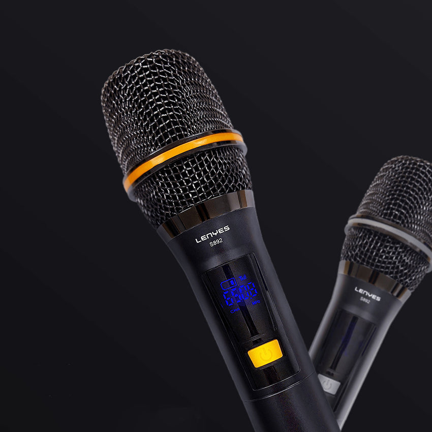 Lenyes S892 | RGB Işıklı Mikrofonlu Dokunmatik Ekranlı TWS Bluetooth Speaker 300W