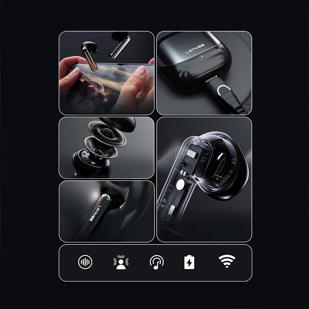 Lenyes Serene X | ANC+ENC Bluetooth Kulaklık v5.4