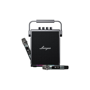 Lenyes Titan 1 Serisi RGB Işıklı Çift Mikrofonlu Bluetooth Speaker Hoparlör v5.3 5000mAh