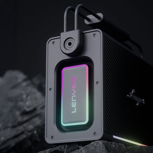 Lenyes Titan 2 Serisi RGB Işıklı Çift Mikrofonlu TWS Bluetooth Speaker Hoparlör 200W