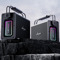 Lenyes Titan 2 Serisi RGB Işıklı Çift Mikrofonlu TWS Bluetooth Speaker Hoparlör 200W
