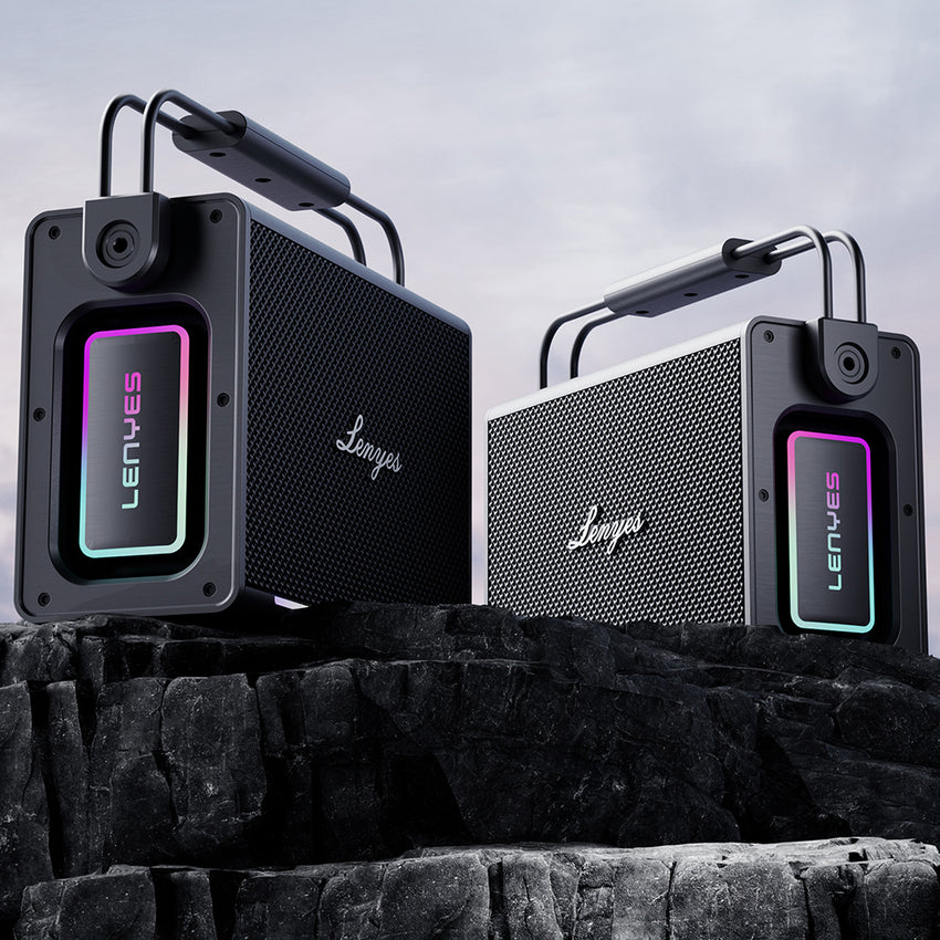 Lenyes Titan 2 Serisi RGB Işıklı Çift Mikrofonlu TWS Bluetooth Speaker Hoparlör 200W