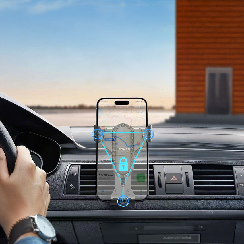 Lenyes CR181 Araç Telefon Tutucu | 360° Dönebilen & Y Kavrama Tasarımı