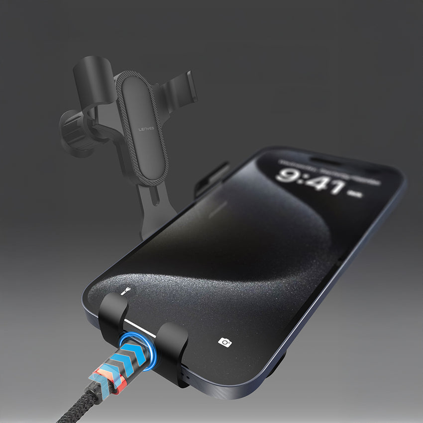 Lenyes CR181 Araç Telefon Tutucu | 360° Dönebilen & Y Kavrama Tasarımı