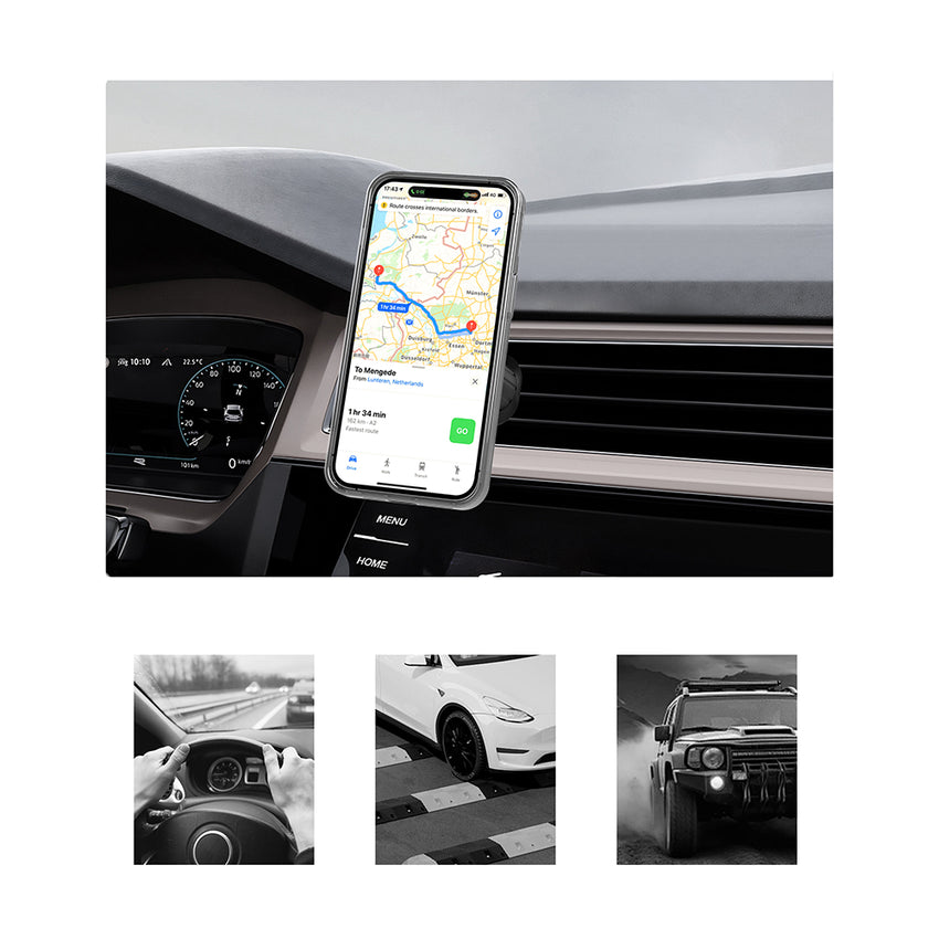 Lenyes CR183 Magsafe Araç Telefon Tutucu | 360° Manyetik & Sessiz Klips