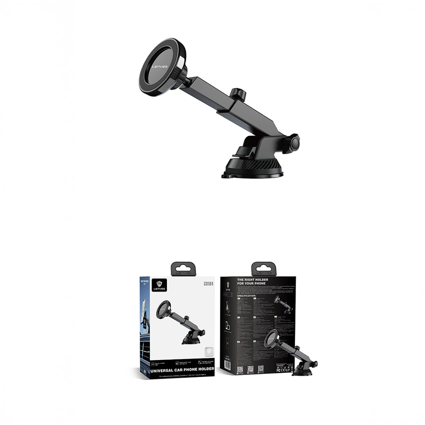 Lenyes CR184 Teleskopik Vantuzlu Araç Telefon Tutucu | 360° & N52 Mıknatıs