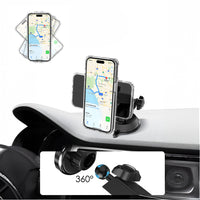 Lenyes CR184 Teleskopik Vantuzlu Araç Telefon Tutucu | 360° & N52 Mıknatıs