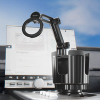 Lenyes CR189 2 in 1 Araç Telefon & Bardak Tutucu | 360° Dönebilir