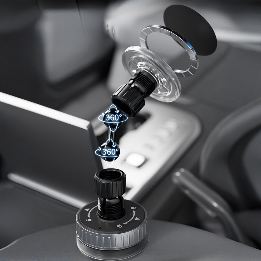 Lenyes CR192 Vakumlu Magnetik Telefon Tutucu | 360° & N52 Mıknatıs