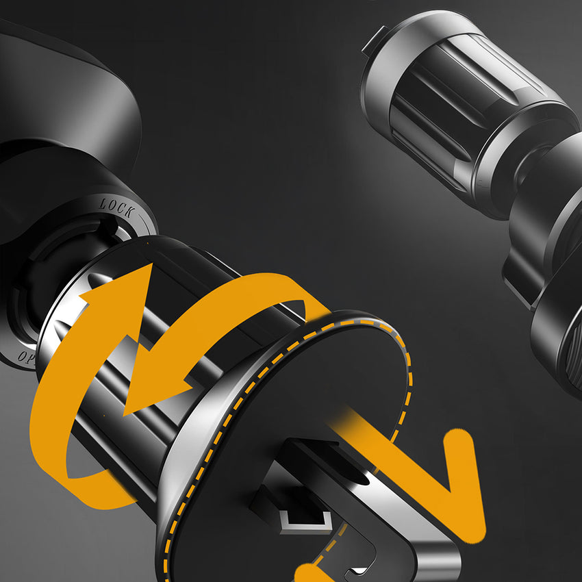 Lenyes CR193 Magnetik Araç Telefon Tutucu | Izgara Tipi & 360° Dönebilir