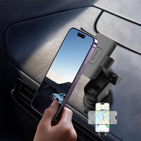 Lenyes CR195 | 360° Dönebilen Teleskopik Vantuzlu Araç Telefon Tutucu