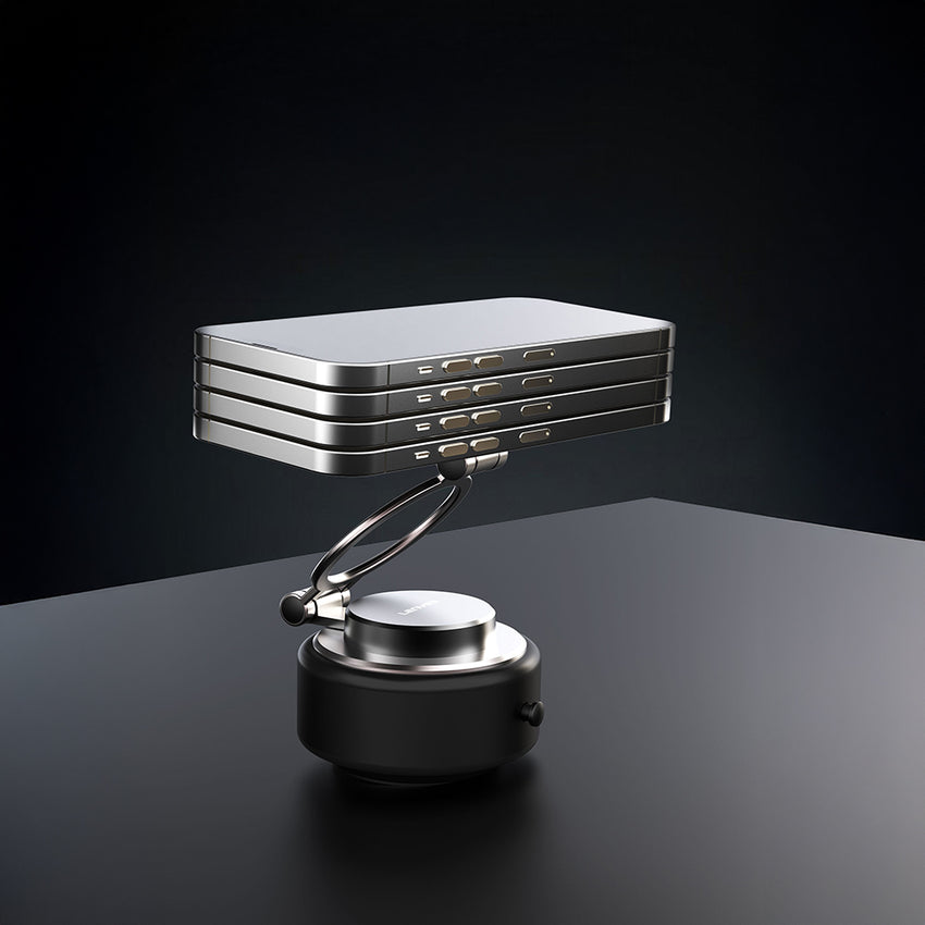 Lenyes CR198 | 360° Dönebilen Elektrikli Vakumlu Katlanabilir Telefon Tutucu | Type-C | 100mAh