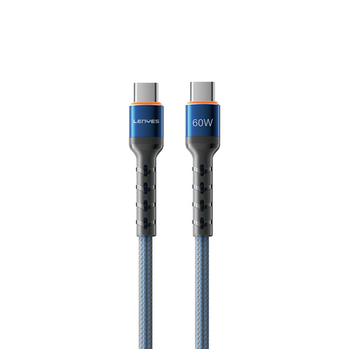 Lenyes LC515 | Type-C to Type-C 60W Örgülü Hızlı Şarj & Data Kablosu 1M