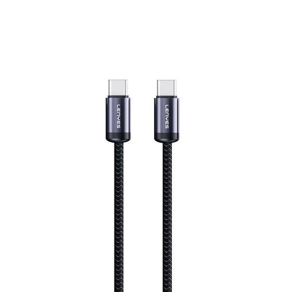 Lenyes LC537 | 60W Type-C to Type-C Örgülü Hızlı Şarj Kablosu | 1M
