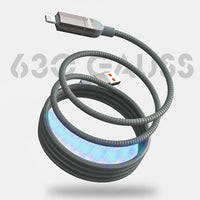Lenyes LC543 | 4in1 240W Hızlı Şarj USB-A & Type-C Kablo | Dijital Göstergeli