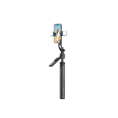 Lenyes LPH107 | 360° Takipli Tripod & Dolgu Işıklı Selfie Çubuğu + Kumanda