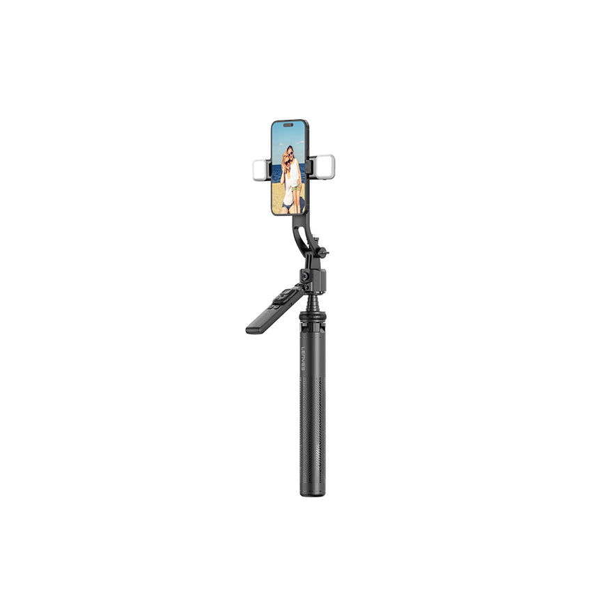Lenyes LPH107 | 360° Takipli Tripod & Dolgu Işıklı Selfie Çubuğu + Kumanda