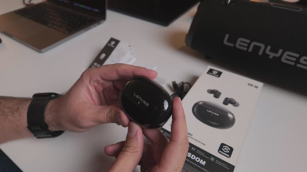 Lenyes Air 56 | Al Çeviri Özellikli ANC ve ENC Teknolojili Android ve iOS Uyumlu Bluetooth 5.3 Kulak İçi Kulaklık